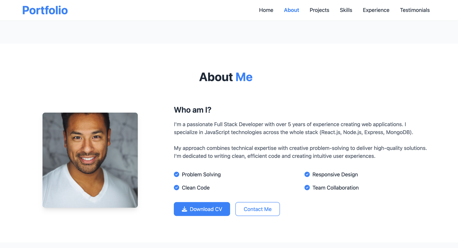modern-portfolio-project-section Image
